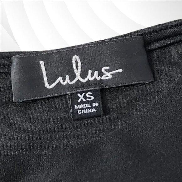 2/$30 Lulus Say It Again Black Tie-Back Long Sleeve Crop Top Size XS - Picture 5 of 8